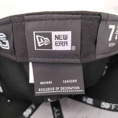 ニューエラ NEW ERA 59FIFTY チームロゴ刺繍 ベースボール キャップ メンズ 7 3/4