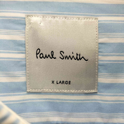 ポールスミス Paul Smith ミックスパターン ストライプ ワークシャツ メンズ import:XL