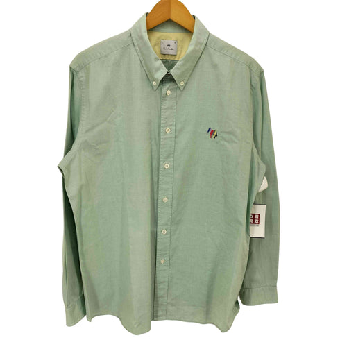 ピーエスポールスミス PS Paul Smith カラーストライプゼブラ ボタンダウンシャツ メンズ import:XL