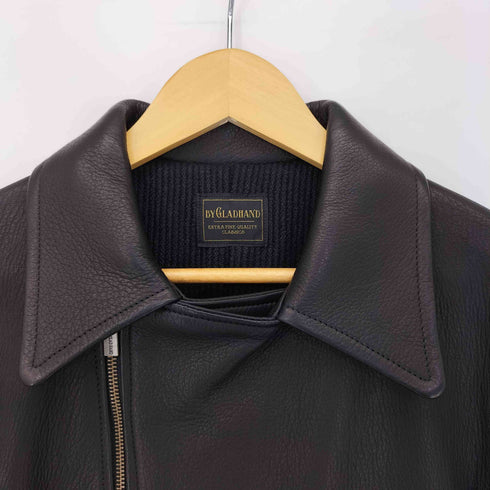 バイグラッドハンド BY GLADHAND GOODROLL DEER SKIN ディアレザー ブランケット ダブルライダース メンズ JPN:XL
