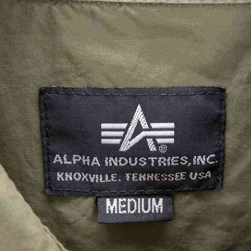 アルファインダストリーズ ALPHA INDUSTRIES ミリタリーシャツ メンズ import:M
