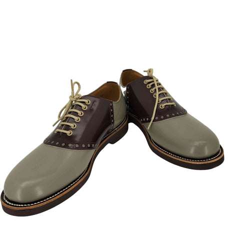 グラッドハンド GLADHAND SADDLE-SHOES Gray/Brown メンズ JPN:27