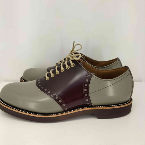 グラッドハンド GLADHAND SADDLE-SHOES Gray/Brown メンズ JPN:27