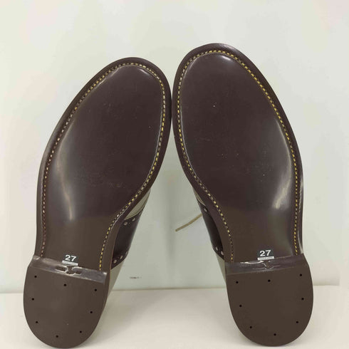 グラッドハンド GLADHAND SADDLE-SHOES Gray/Brown メンズ JPN:27