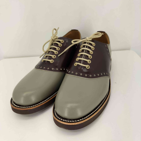 グラッドハンド GLADHAND SADDLE-SHOES Gray/Brown メンズ JPN:27