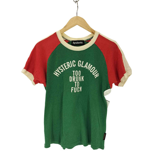 ヒステリック HYSTERIC アーチロゴ ラグランリンガーTシャツ レディース