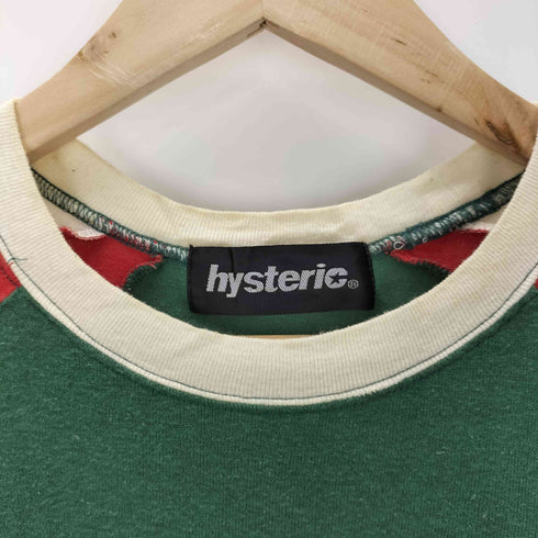 ヒステリック HYSTERIC アーチロゴ ラグランリンガーTシャツ レディース