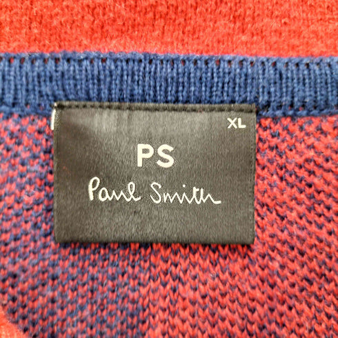 ピーエスポールスミス PS Paul Smith クレイジーブロックニットパーカ メンズ import:XL