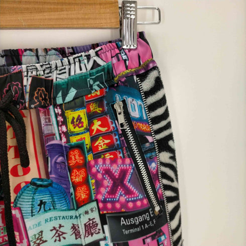 オルターベノム ALTER VENOMV ネオンサイン 総柄 ジョガーパンツ メンズ JPN:S