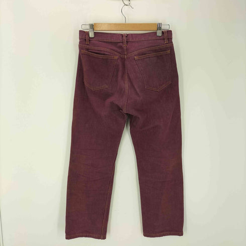 アーペーセー A.P.C. 赤耳 ワインレッドスキニーデニム レディース 29