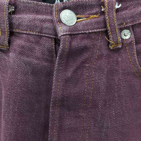 アーペーセー A.P.C. 赤耳 ワインレッドスキニーデニム レディース 29