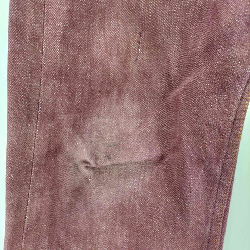 アーペーセー A.P.C. 赤耳 ワインレッドスキニーデニム レディース 29