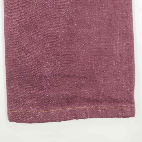 アーペーセー A.P.C. 赤耳 ワインレッドスキニーデニム レディース 29