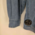 トミージーンズ tommy jeans ノーカラーデニムシャツ メンズ