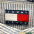 トミージーンズ tommy jeans ノーカラーデニムシャツ メンズ