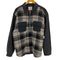 サノバチーズ SON OF THE CHEESE Half Zip Panel Check Shirt メンズ JPN:L