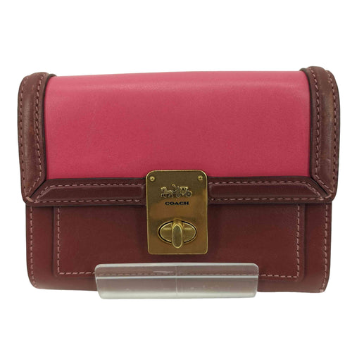 コーチ COACH ハットン ウォレット カラーブロック レディース