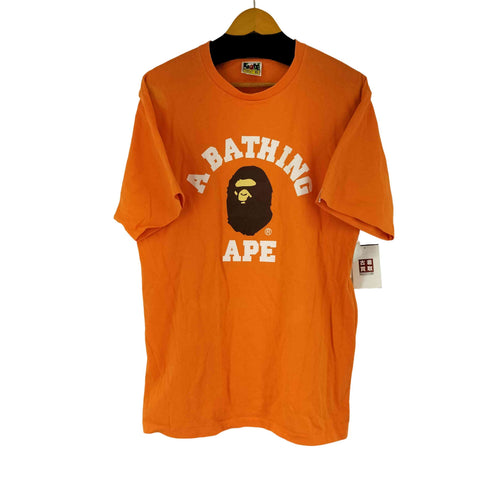 アベイシングエイプ A BATHING APE アーチロゴプリントクルーネックTシャツ メンズ JPN:XL