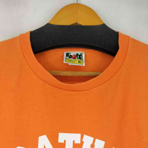 アベイシングエイプ A BATHING APE アーチロゴプリントクルーネックTシャツ メンズ JPN:XL