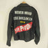 ASH CREEK TRADING NEVER MIND THEBOLLOCKS ロックバンド バックプリント ダブル ライダース ジャケット メンズ import:L
