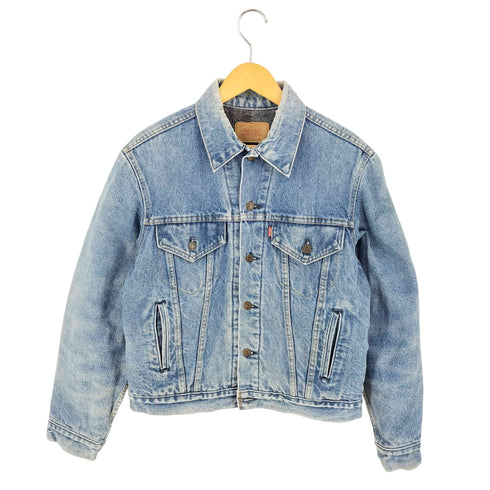 リーバイス Levis 80S-90S 71506 デニムジャケットトラッカー USA製 裏地ブランケット ボタン裏527 メンズ US:40