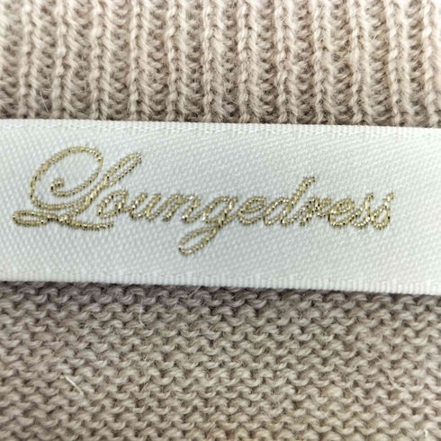 ラウンジドレス Loungedress リネンロゴフレンチニット レディース FREE