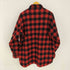 ウールリッチ WOOLRICH 50S ブロックチェックハーフジップシャツ メンズ 33
