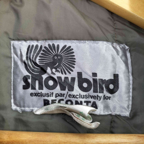 snow bird コーデュロイ切替 中綿ベスト メンズ