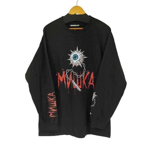 ミシカ MISHKA プリントクルーネック L/S Tシャツ メンズ JPN:XL