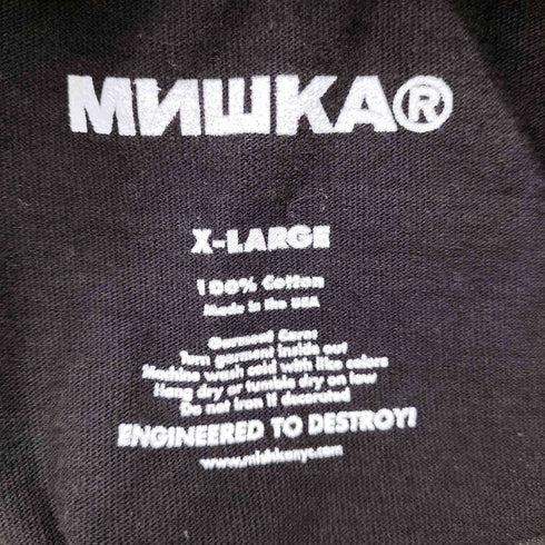 ミシカ MISHKA プリントクルーネック L/S Tシャツ メンズ JPN:XL