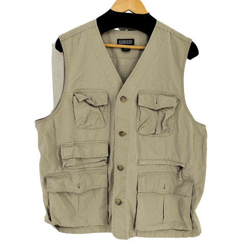 ランズエンド LANDS END 90S ハンティングベスト メンズ import:L