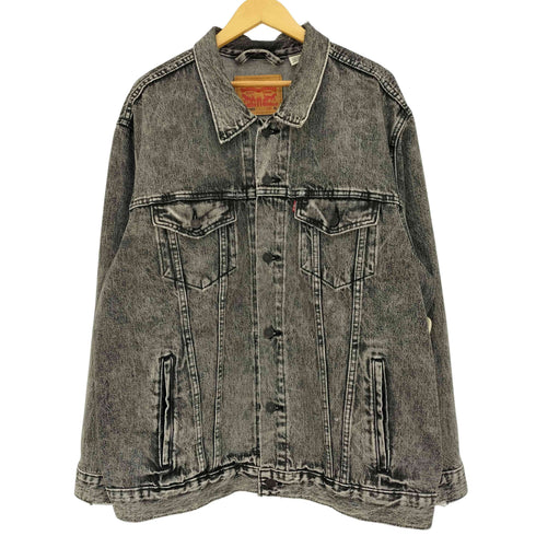 リーバイス Levis リラックスフィット トラッカー デニムジャケット ブラックウォッシュ メンズ import:XL