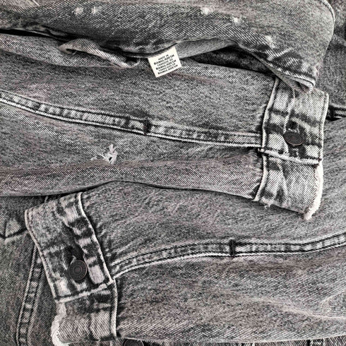 リーバイス Levis リラックスフィット トラッカー デニムジャケット ブラックウォッシュ メンズ import:XL