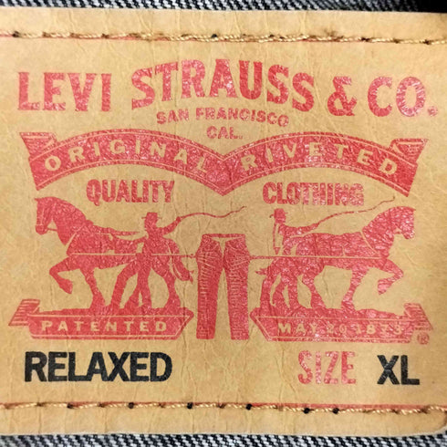リーバイス Levis リラックスフィット トラッカー デニムジャケット ブラックウォッシュ メンズ import:XL