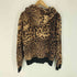 ジョイリッチ JOYRICH レオパード柄 ドローコード ダブルジップ パーカー メンズ import:M