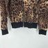 ジョイリッチ JOYRICH レオパード柄 ドローコード ダブルジップ パーカー メンズ import:M