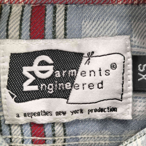 エンジニアードガーメンツ Engineered Garments 旧タグ レギュラーカラー チェックシャツ メンズ XS