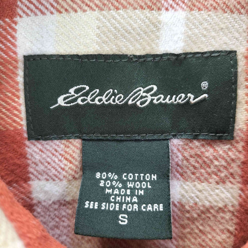 エディーバウアー Eddie Bauer チェック柄ネルシャツ メンズ S