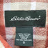 エディーバウアー Eddie Bauer チェック柄ネルシャツ メンズ S