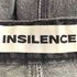 INSILENCE 斜め切替 スリット デニム タイトスカート レディース JPN:XS