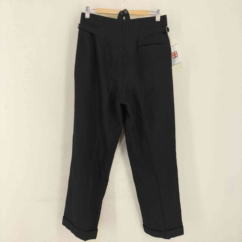 推定50S~シンチバックウールパンツ サスペンダーボタン メンズ