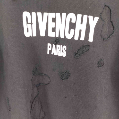 ジバンシィ GIVENCHY 16SS デストロイダメージ クラッシュ ロゴ スウェット メンズ import:S