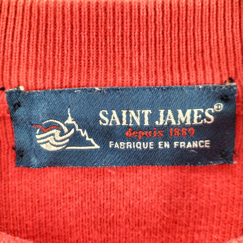 セントジェームス SAINT JAMES フランス製 ショルダーボタン ウールボーダーニット レディース
