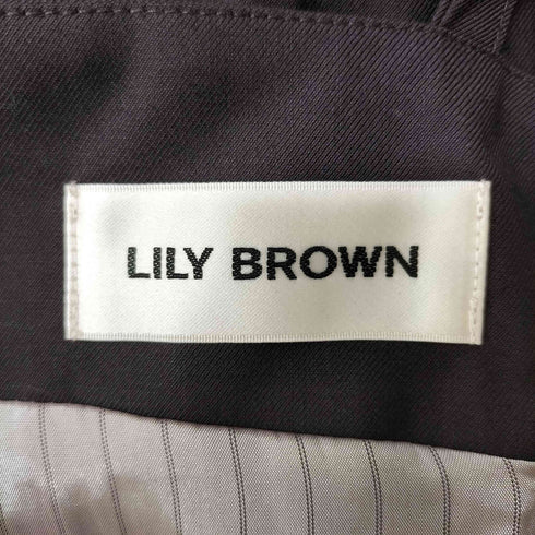 リリーブラウン Lily Brown 23SS ビスチェディテールキャミワンピース レディース JPN:0