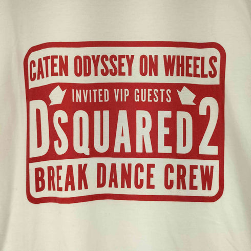 ディースクエアード DSQUARED2 プリントクルーネックTシャツ メンズ import:XXL