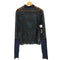 sahara Knit Docking Sheer Top ニットドッキングシアートップス サムホール レディース