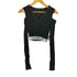 THINGS THAT MATTER V-NECK NOTCH TERECO RIB CROPPED TOPS domestic レディース FREE