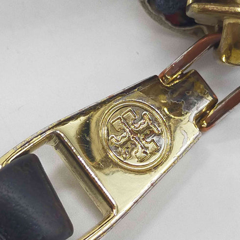 トリーバーチ TORY BURCH 花柄 ラウンドジップ レザー 長財布 レディース