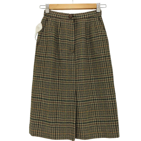 バーバリーズ BURBERRYS WILLIAM BROWN 千鳥格子 スカート レディース 7AR