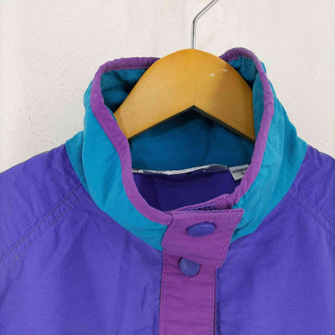 コロンビア Columbia 90S ハーフスナップナイロンジャケット レディース import:L